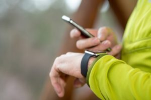 smartphone connected sports watch