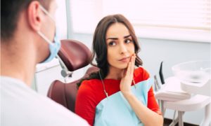 patient with toothache